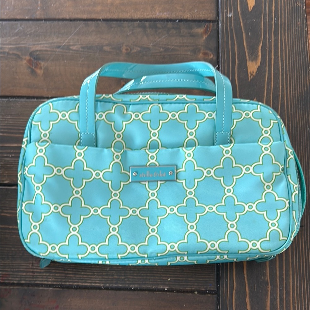 Stella & Dot Patterned Accessories Bag